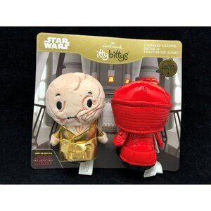 NWT - HALLMARK ITTY BITTYS STAR WARS SUPREME LEADER SNOKE & PRAETORIAN GUARD